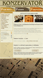 Mobile Screenshot of konzervatorcb.cz